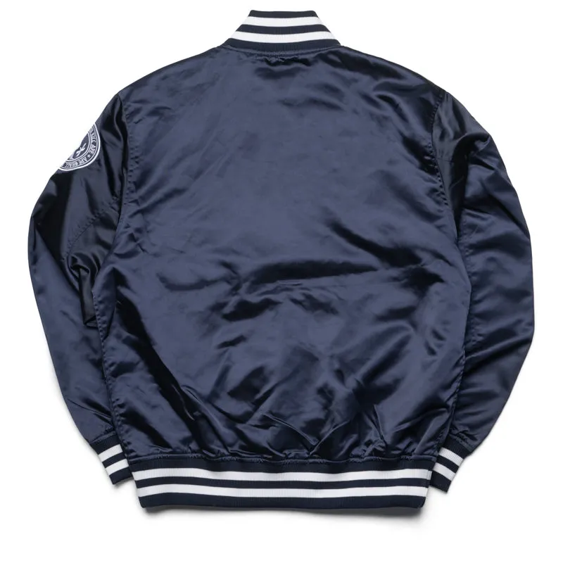 A Bathing Ape Baseball Varsity Jacket - Navy