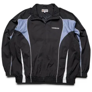 A Bathing Ape Logo Nylon Track Jacket - Black