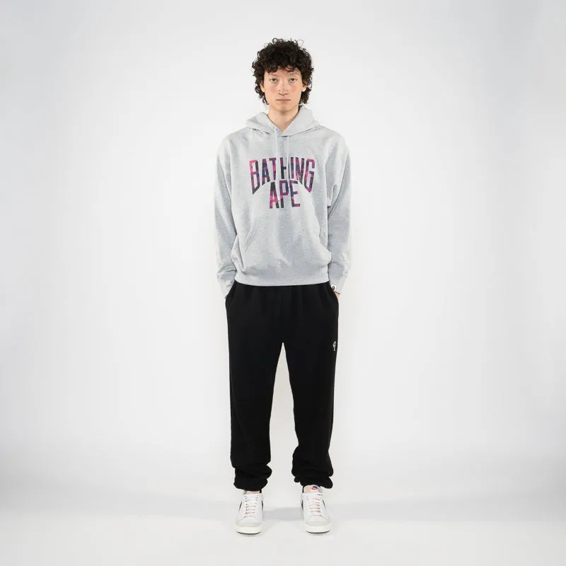 A Bathing Ape NYC Logo Pullover Hoodie - Gray