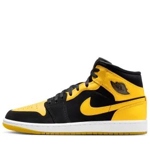 Air Jordan 1 Mid SE - Black/Varsity Maize