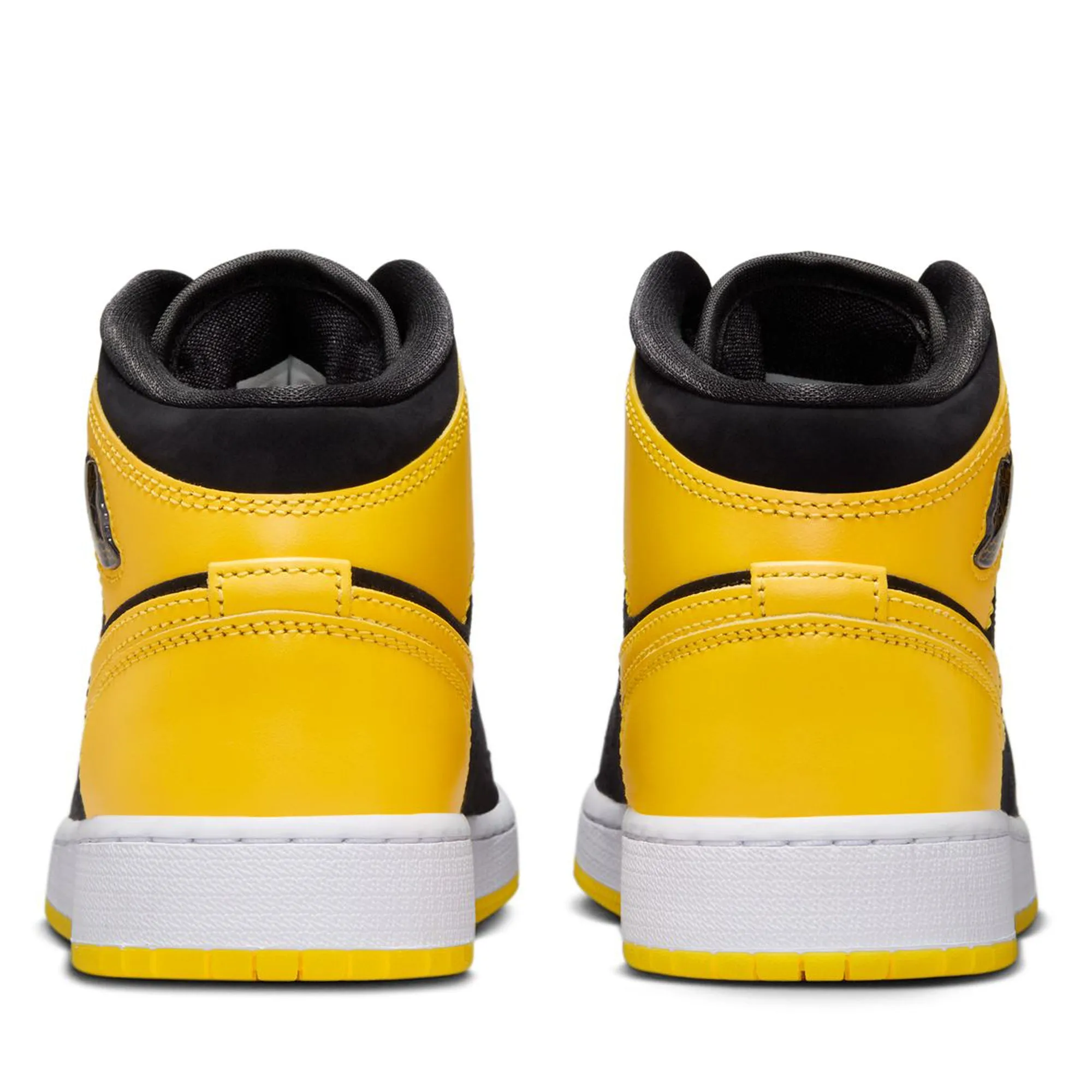 Air Jordan 1 Mid SE (GS) - Black/Varsity Maize