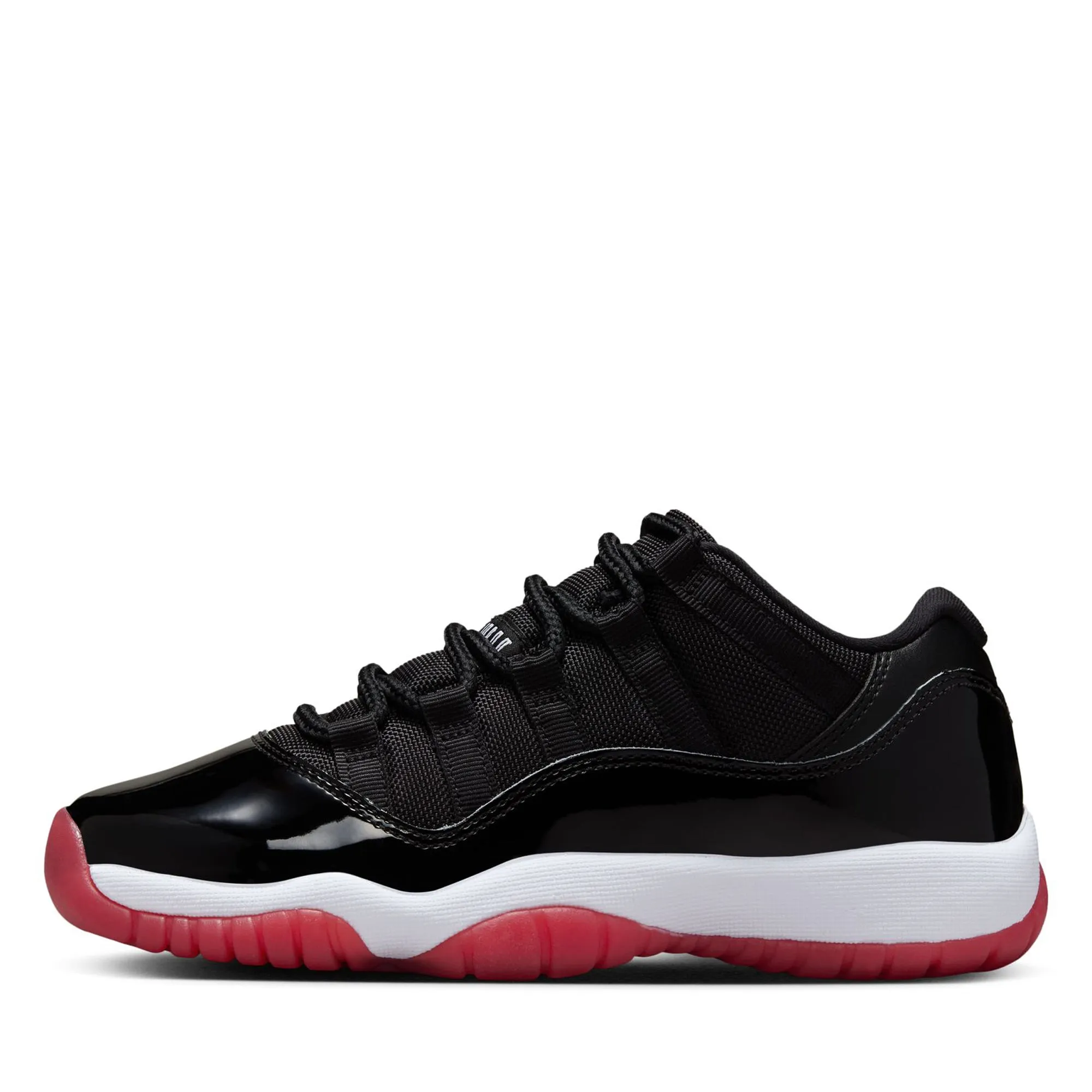 Air Jordan 11 Retro Low 'Bred' (GS) - Black/Varsity Red