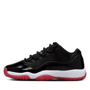 Air Jordan 11 Retro Low 'Bred' (GS) - Black/Varsity Red