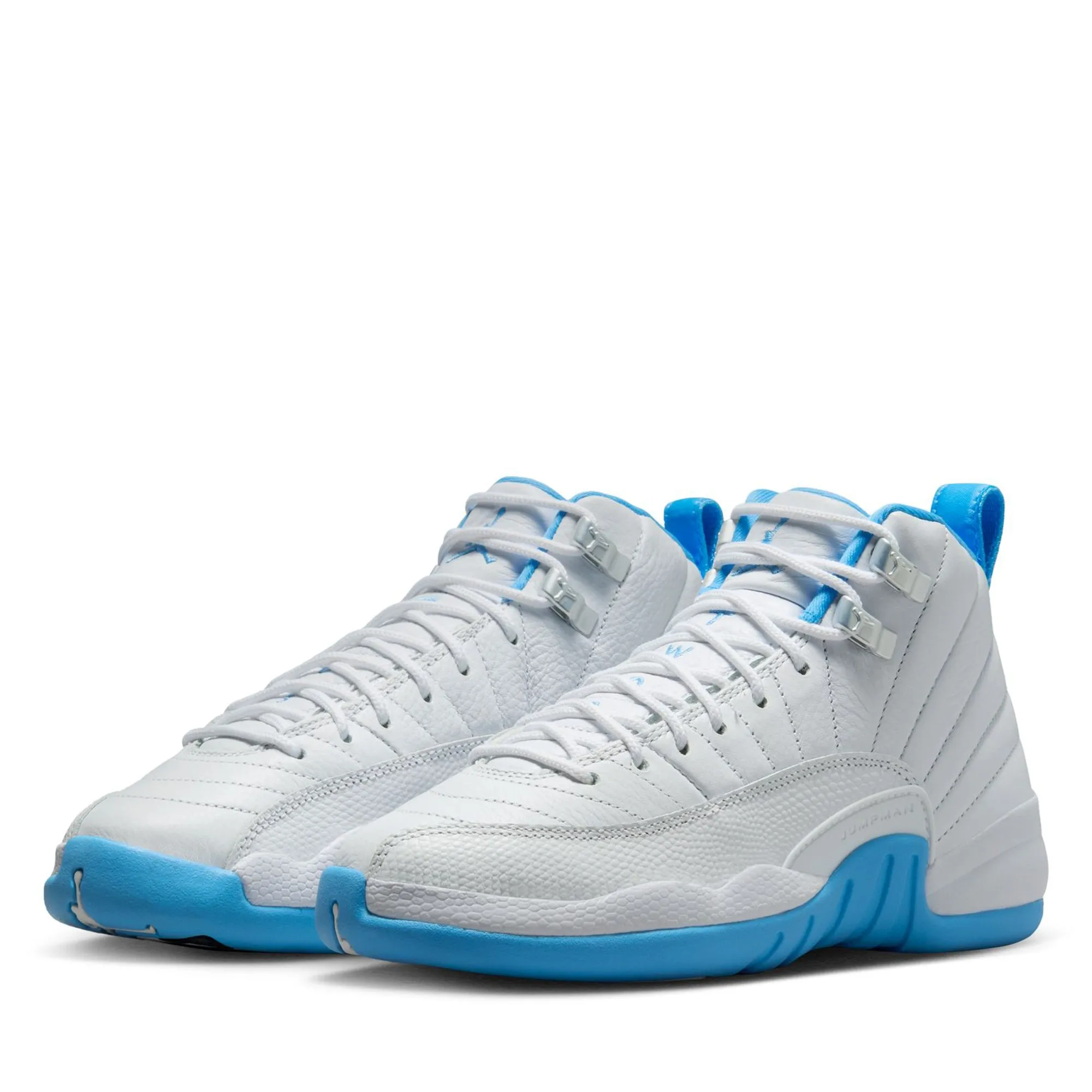 Air Jordan 12 Retro 'Melo' (GS) - White/University Blue
