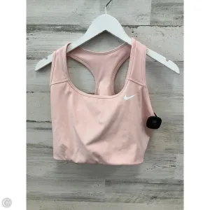 Athletic Bra By Nike Apparel In Pink, Size: 1x