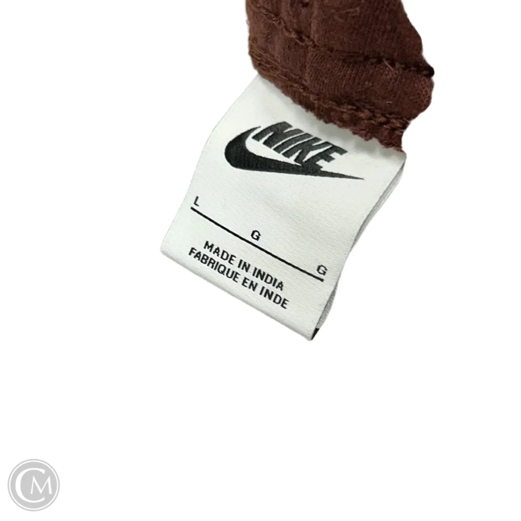 Athletic Pants By Nike Apparel In Brown, Size: L