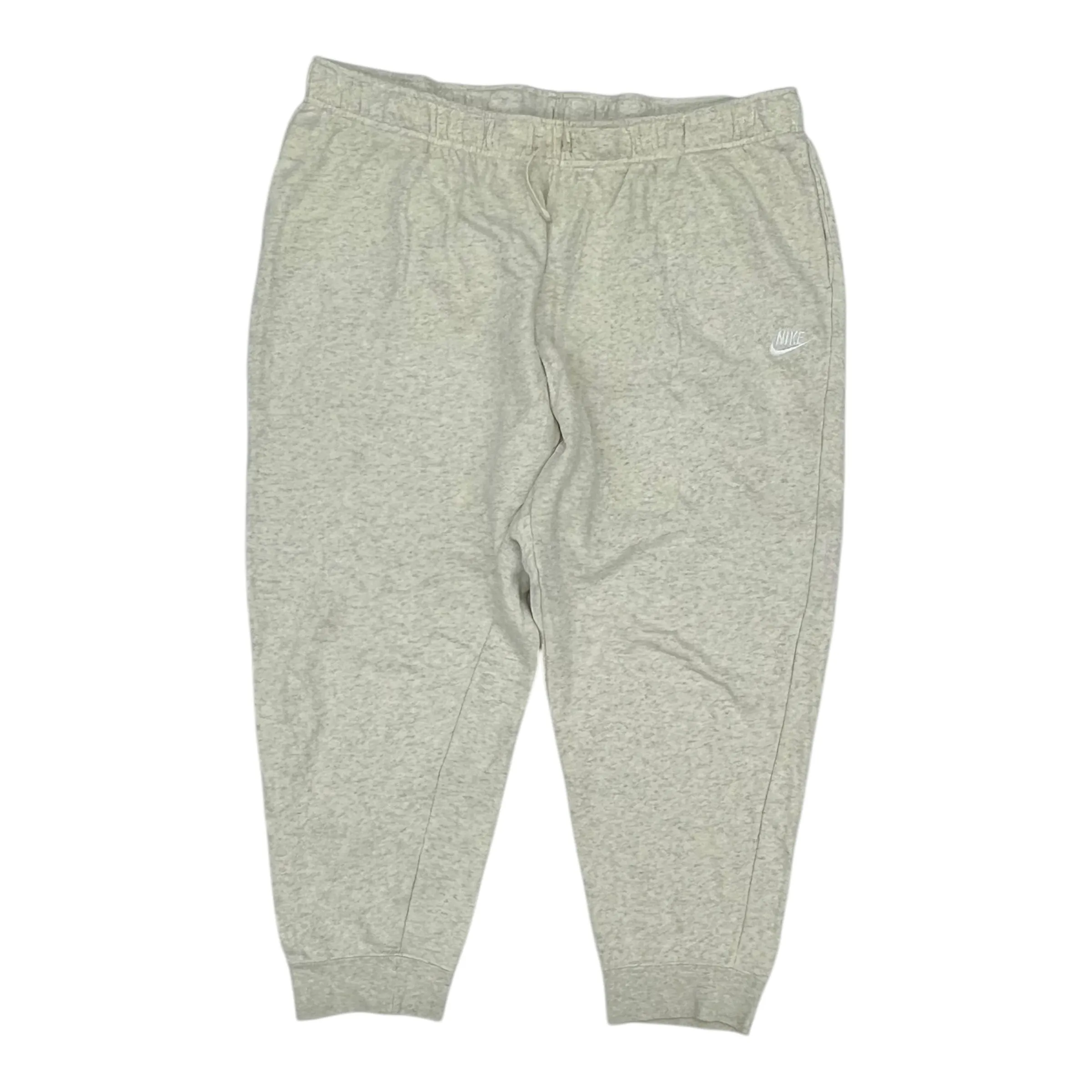 Athletic Pants By Nike Apparel In Cream, Size:2X