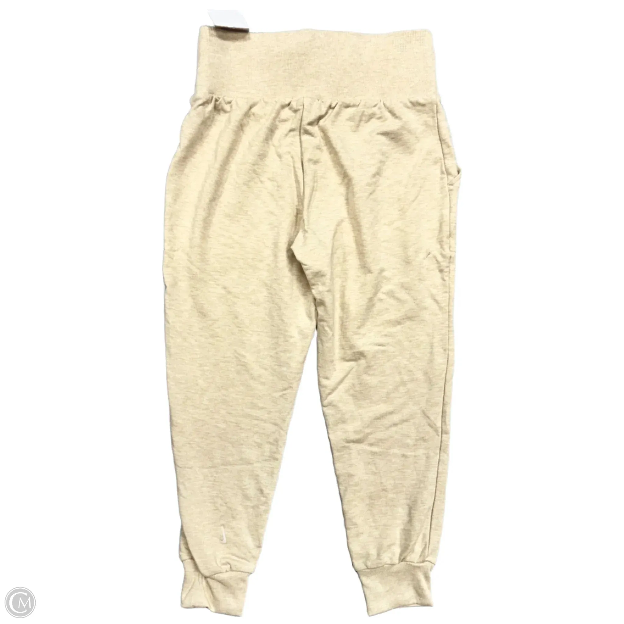 Athletic Pants By Nike Apparel In Tan, Size: S