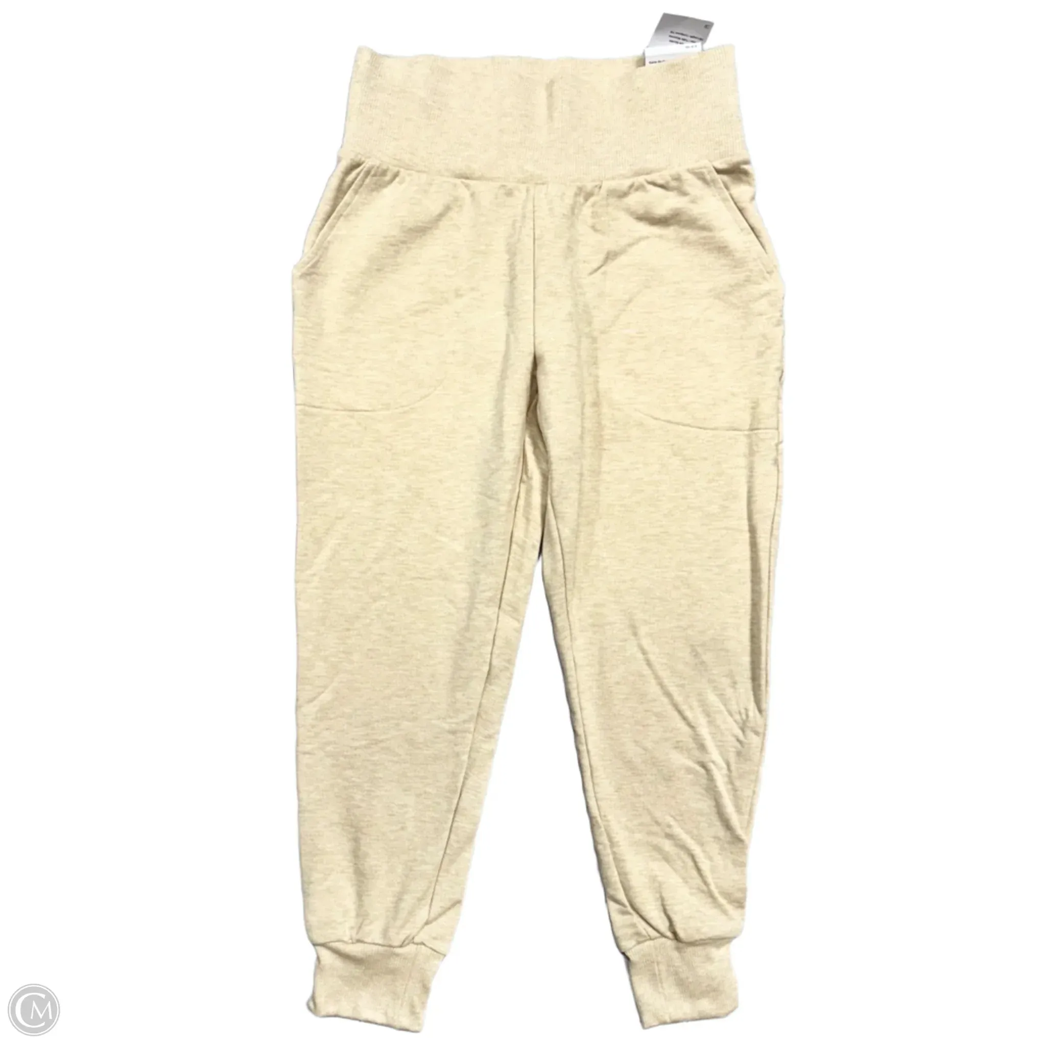 Athletic Pants By Nike Apparel In Tan, Size: S