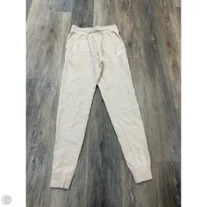 Athletic Pants By Nike Apparel In Tan, Size: Xs