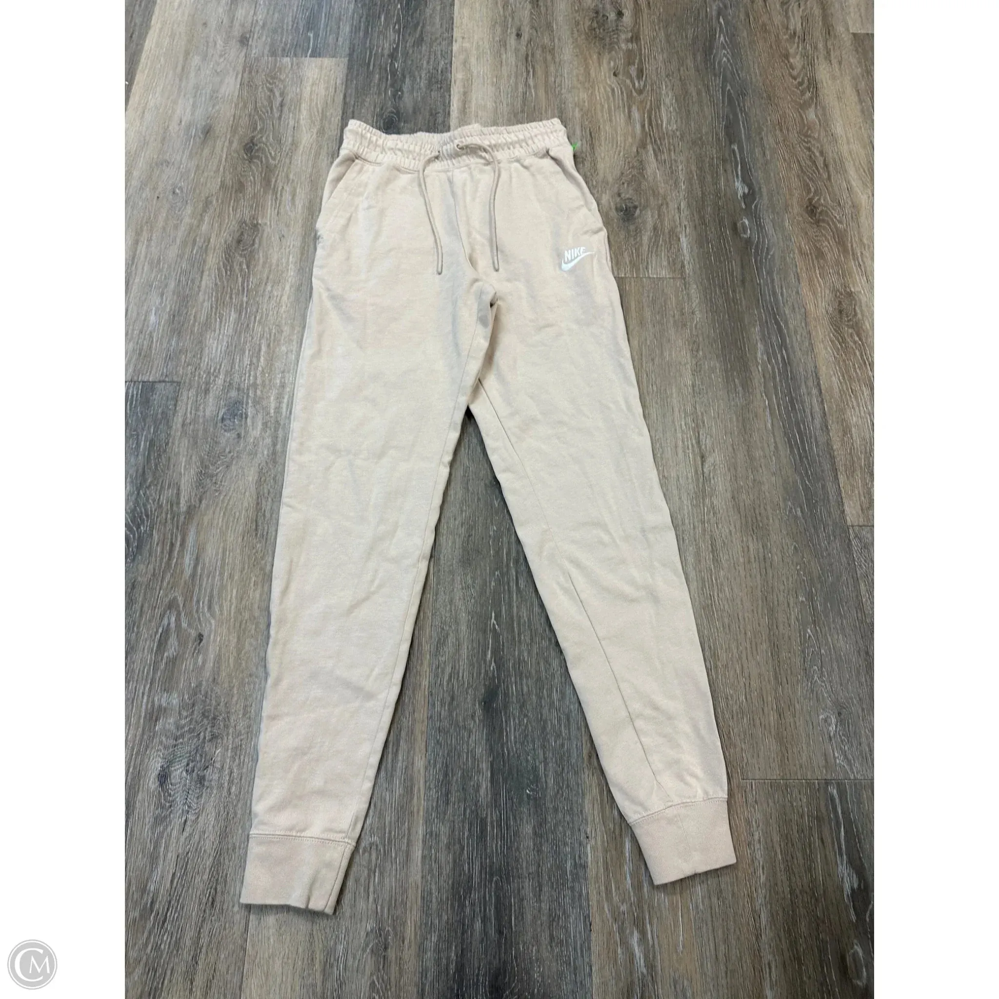 Athletic Pants By Nike Apparel In Tan, Size: Xs