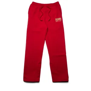 Billionaire Boys Club Straight Sweatpants - Chili Pepper