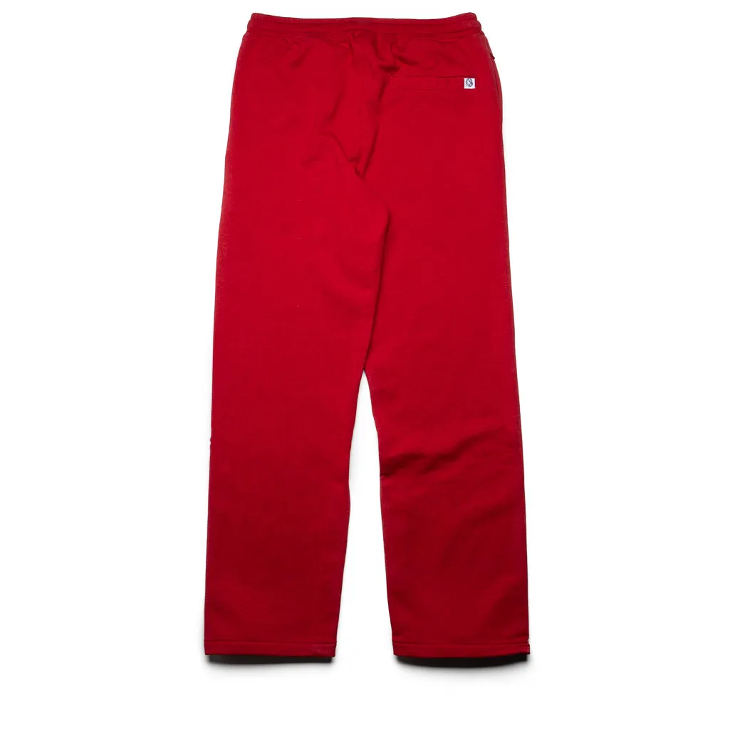 Billionaire Boys Club Straight Sweatpants - Chili Pepper