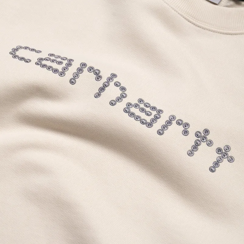 Carhartt WIP Rivet Script Sweater - Natural