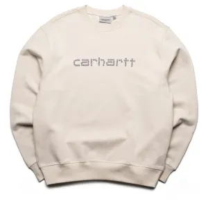 Carhartt WIP Rivet Script Sweater - Natural
