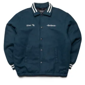 Carhartt WIP Wool Coach Jacket - Deep Lagoon