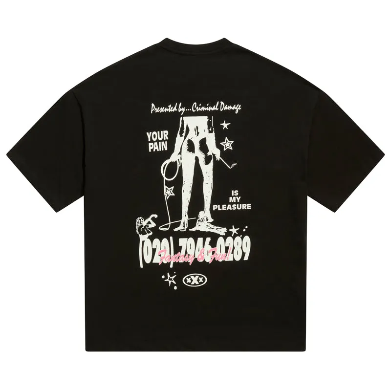 Criminal Damage Fantasy & Fun Tee - Black