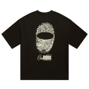 Criminal Damage Fingerprint Tee - Black