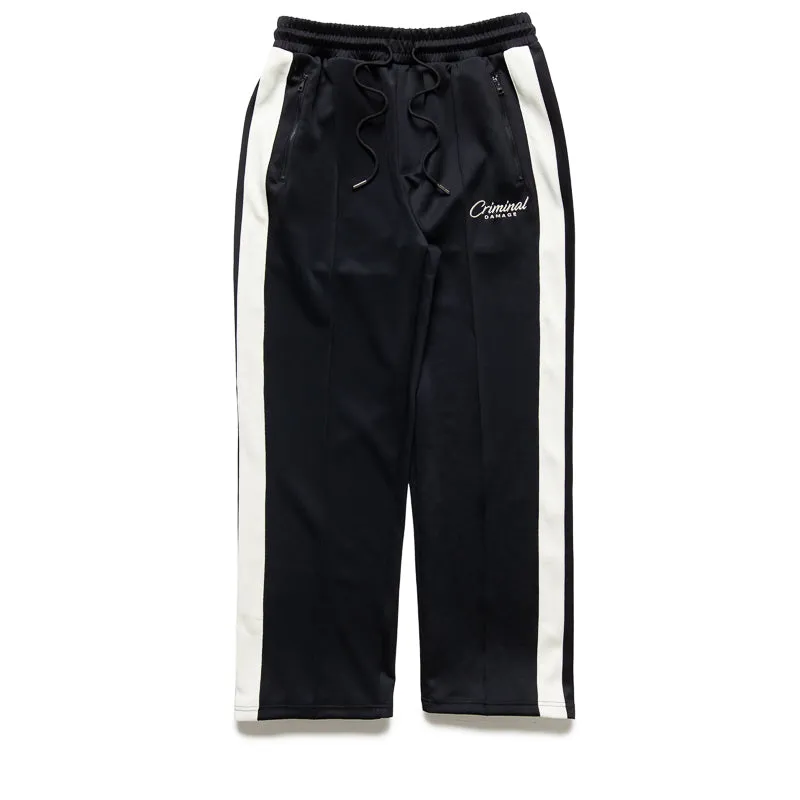 Criminal Damage Pin Tuck Jogger - Black