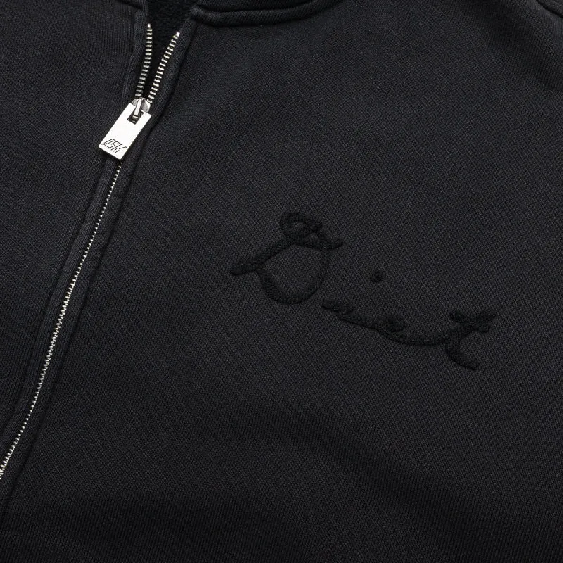 Diet Starts Monday Lightning Full Zip - Vintage Black