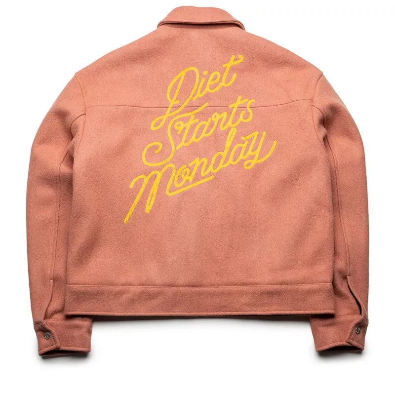 Diet Starts Monday Trouble Jacket - Peach