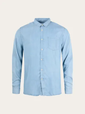 ELDER relaxed fit denim Tencel shirt - Vintage Indigo Knowledge Cotton