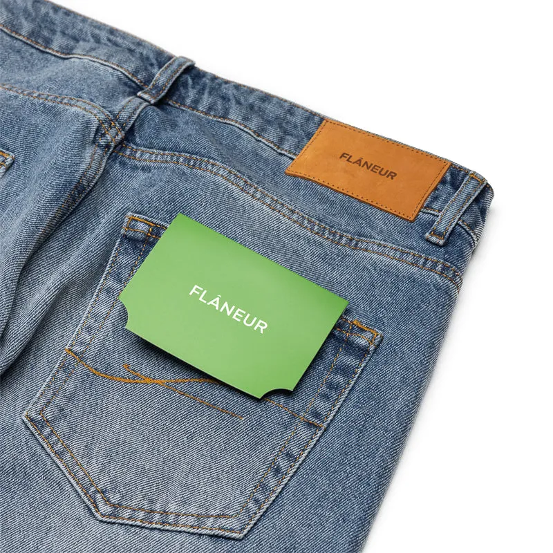 Flaneur Straight Jean - Blue Denim