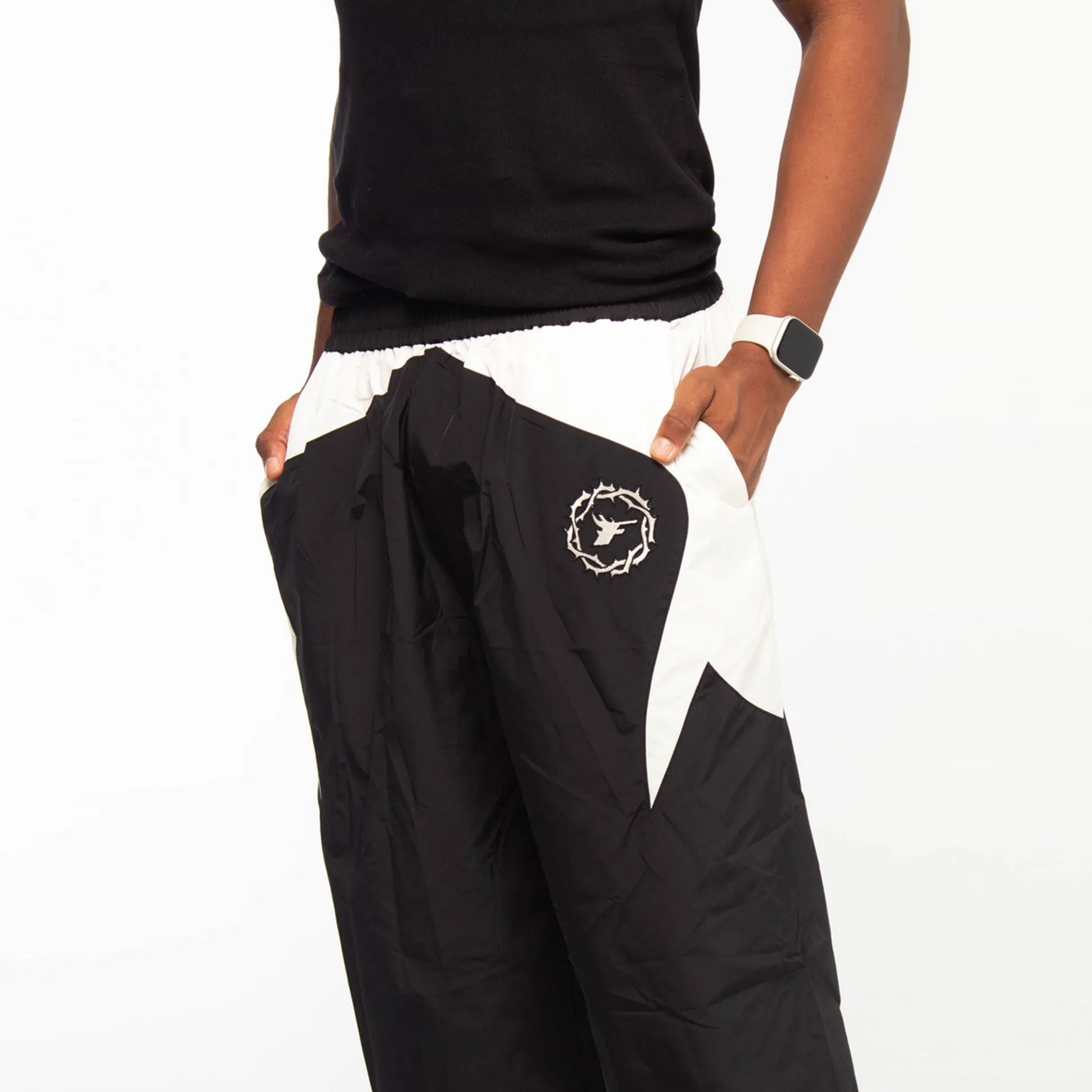 FUCK THE INTERNET! THORNS LOGO TRACK PANTS