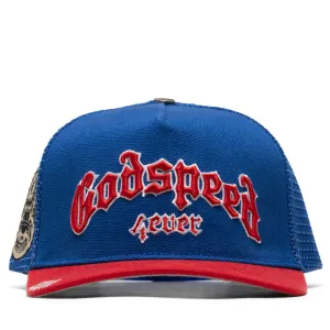 Godspeed New York GS Forever Trucker Hat - Blue/Red