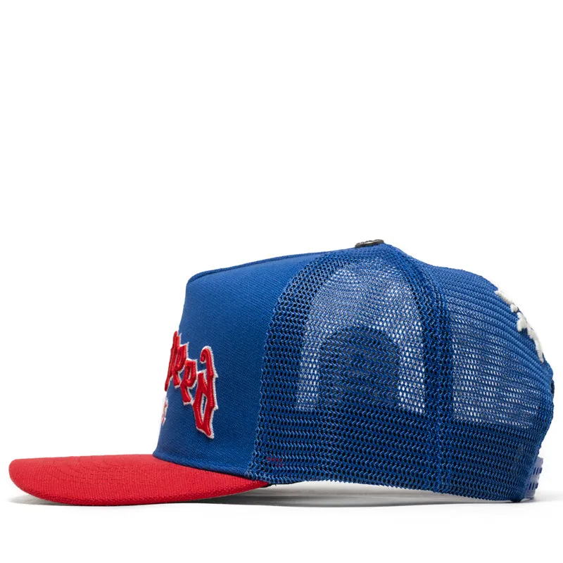 Godspeed New York GS Forever Trucker Hat - Blue/Red