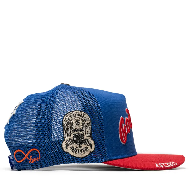 Godspeed New York GS Forever Trucker Hat - Blue/Red
