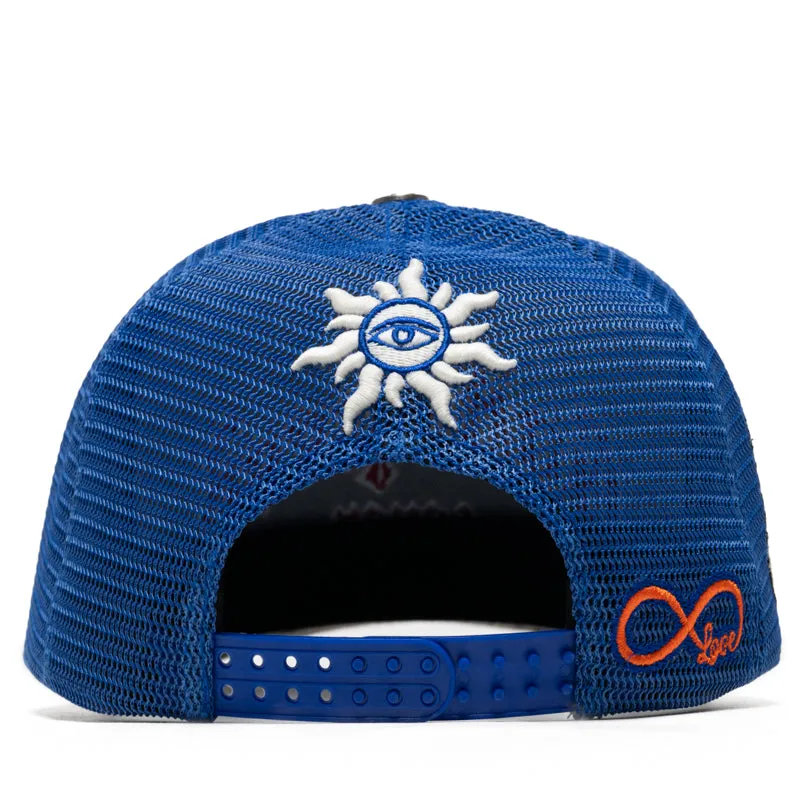 Godspeed New York GS Forever Trucker Hat - Blue/Red
