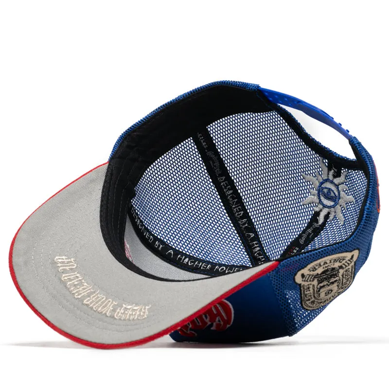 Godspeed New York GS Forever Trucker Hat - Blue/Red