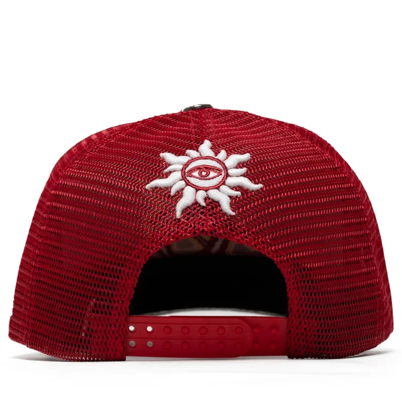 Godspeed New York GS Logo Trucker Hat - Red/Yellow