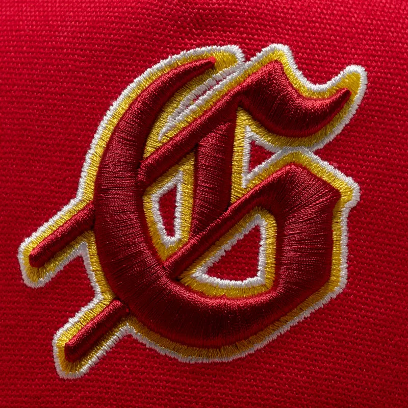 Godspeed New York GS Logo Trucker Hat - Red/Yellow