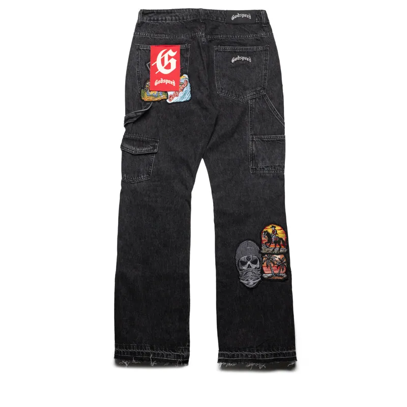 Godspeed New York Patchwork Denim - Black