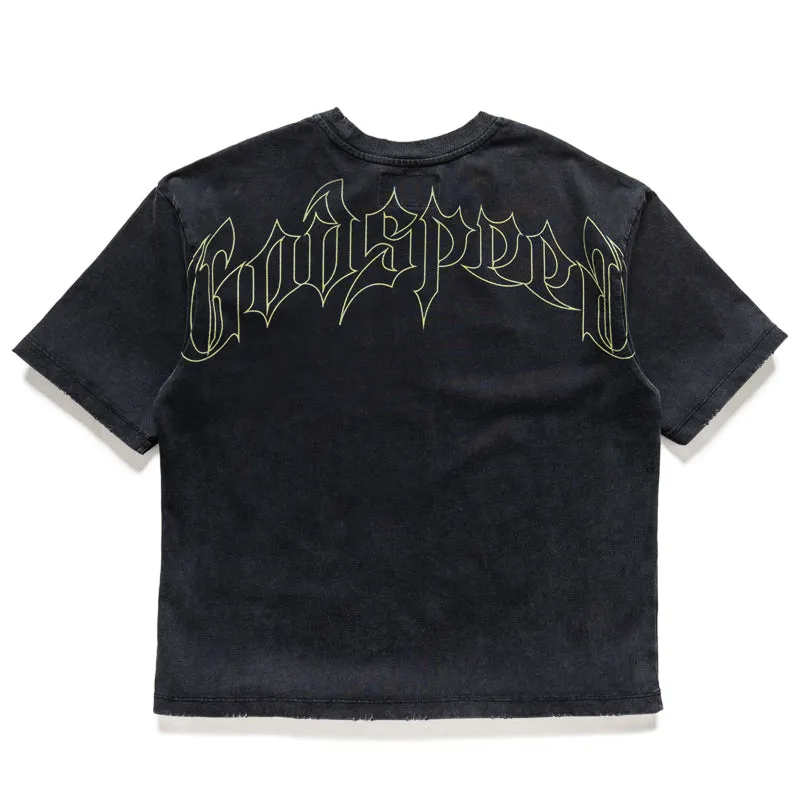 Godspeed New York Skyline Tee - Black Wash