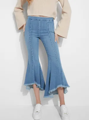 High-Rise Flare Denim Jeans in Sophia Wash Guess