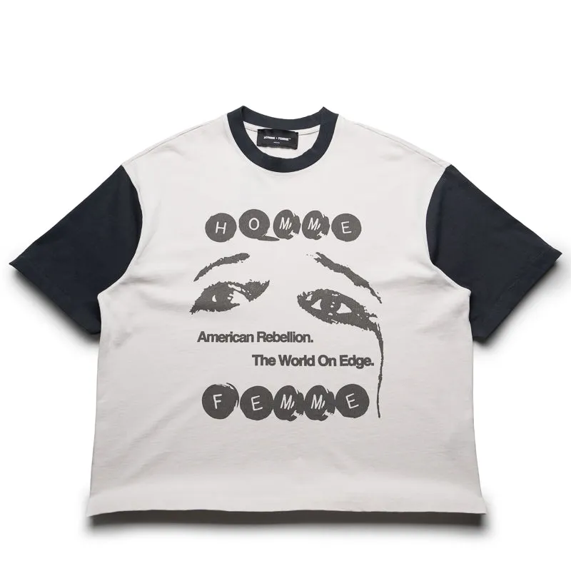 Homme Femme Teary Eye Tee - White