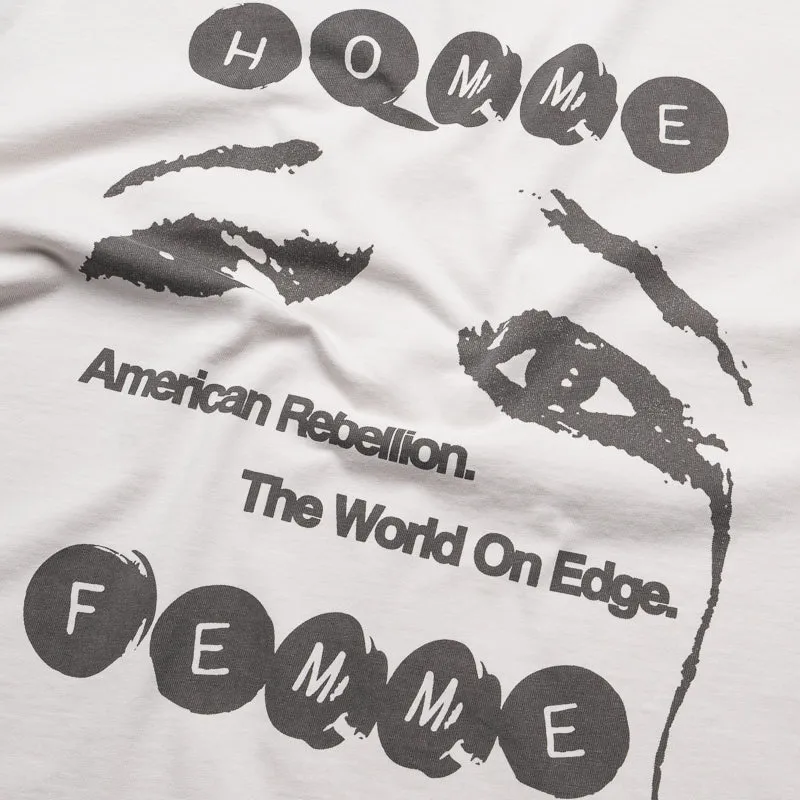 Homme Femme Teary Eye Tee - White