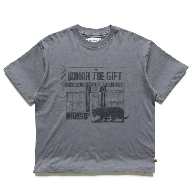 Honor The Gift Barbershop Tee - Grey