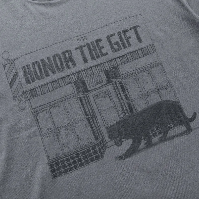 Honor The Gift Barbershop Tee - Grey