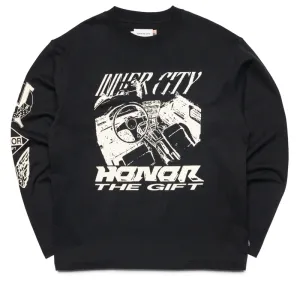Honor The Gift L/S Driving Tee - Black