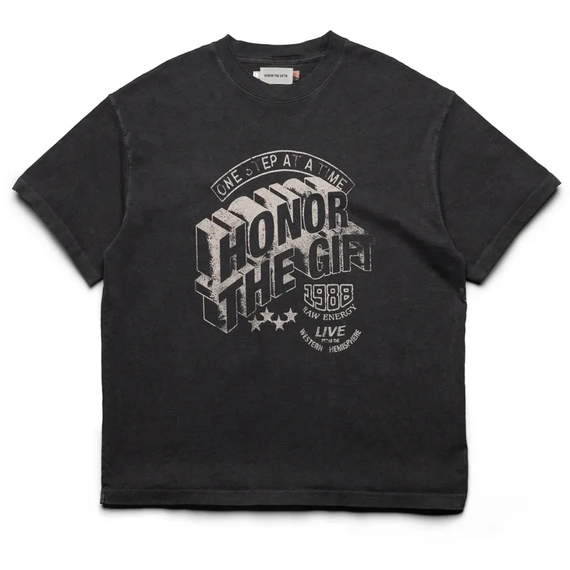 Honor The Gift Raw Energy Tee - Black