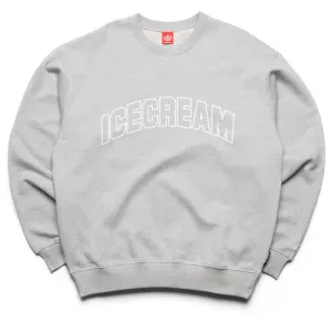Ice Cream College Sweatshirt - Heather Gray