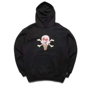 Ice Cream Cones Hoodie - Black