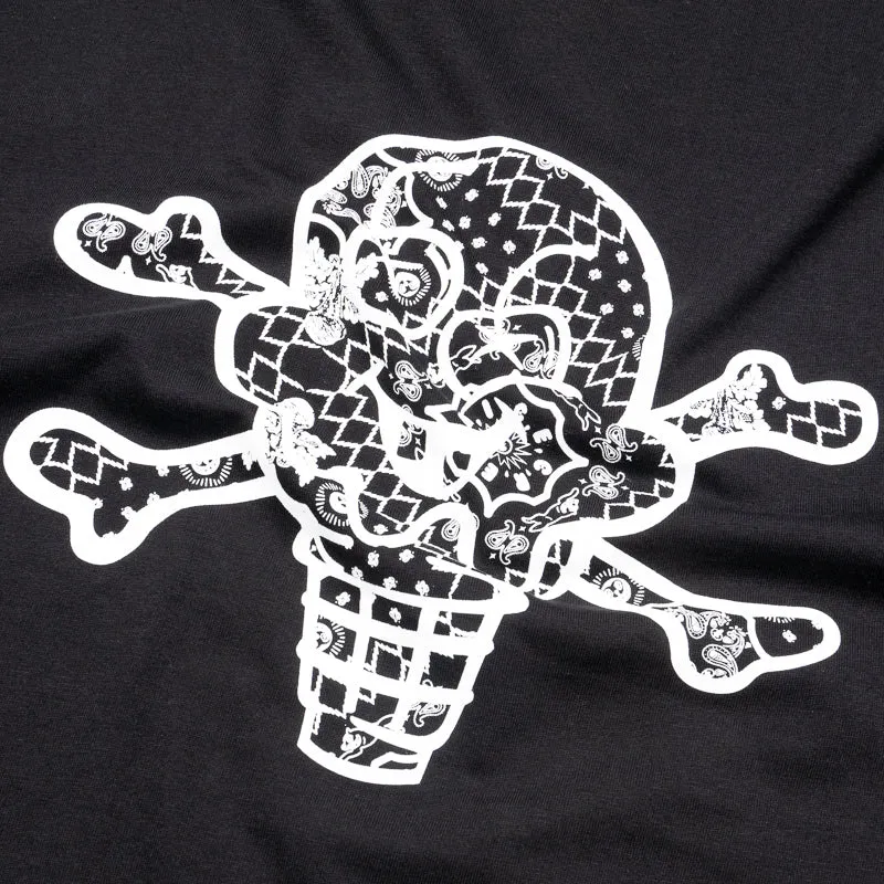 Ice Cream Face Time Tee - Black