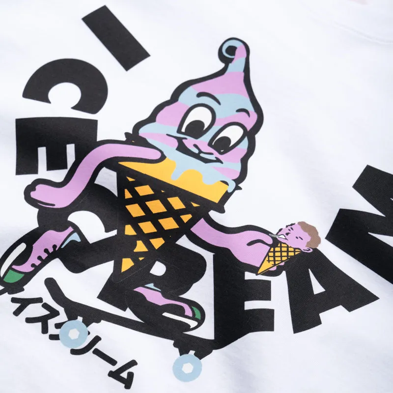 Ice Cream Skate Cone Tee - White