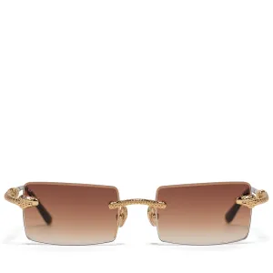 James Oro Serpent Authentic - Brown Tint/Gold