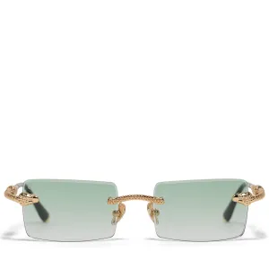 James Oro Serpent Authentic - Green Tint/Gold